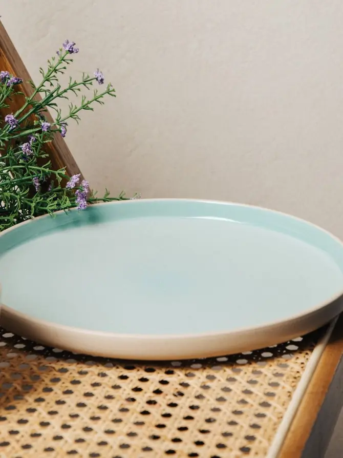 Talerz LABRA obiadowy niebieski 26 cm
