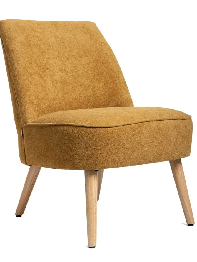 Fotel SOAL musztardowy 57x69x76 cm