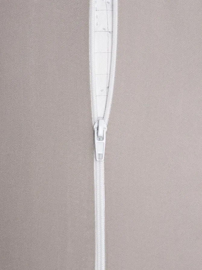 Zestaw dwóch poszewek BAMSA z satyny bambusowej szarych 2*70x80 cm