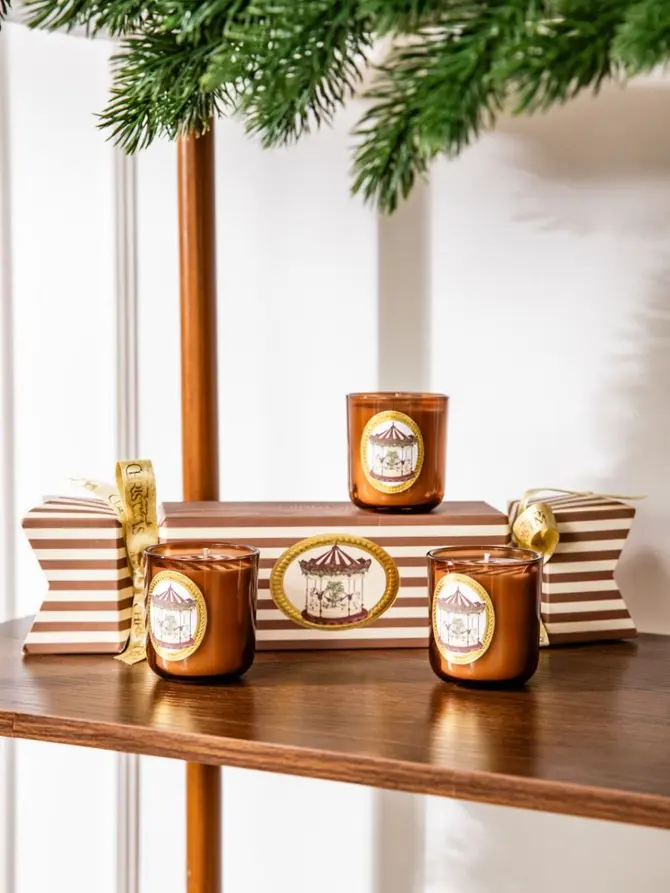 Zestaw świec SWEET CHRISTMAS Vanilla Caramel 3 szt. x 70 g