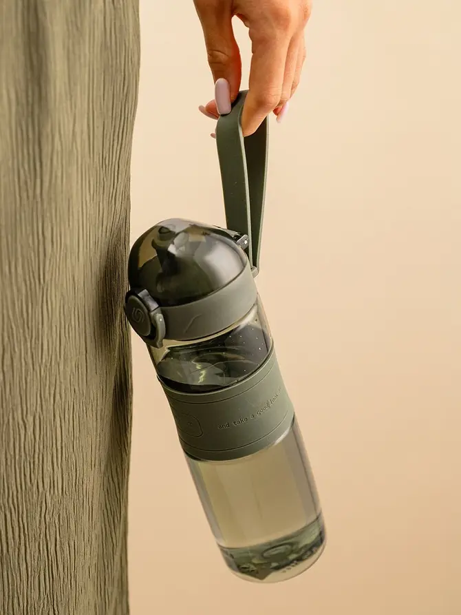 Butelka bidon POPPIE khaki 600 ml