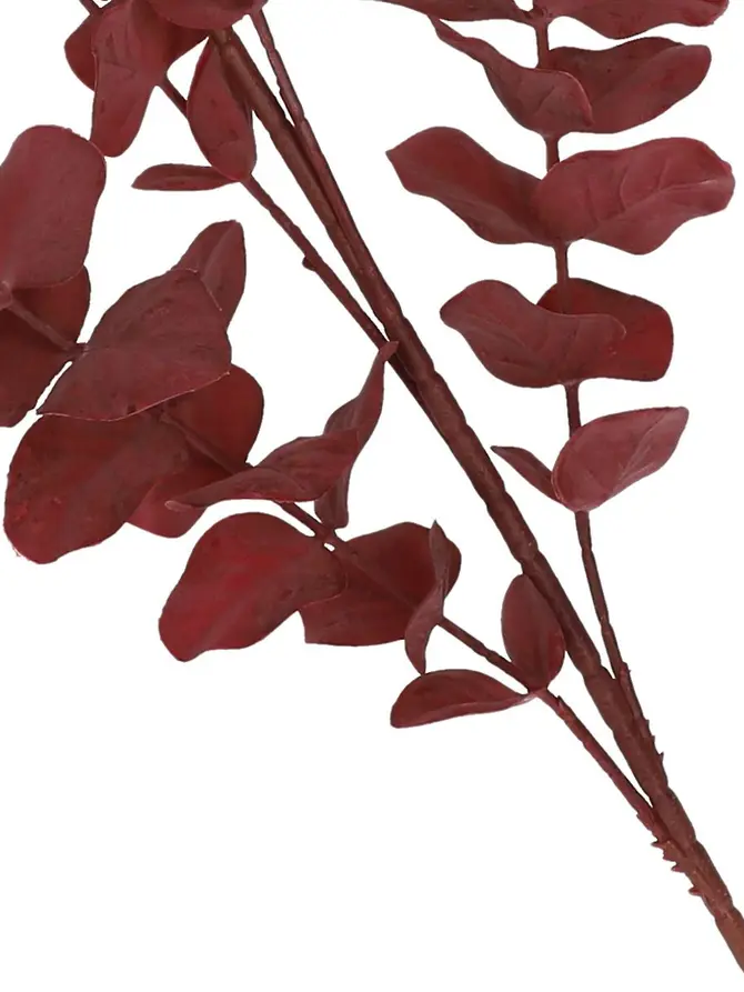 Gałązka EUCALYPTUS sztuczna różowa 95 cm