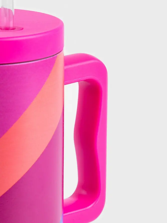Kubek termiczny NAOKO ze słomką 1,2 l