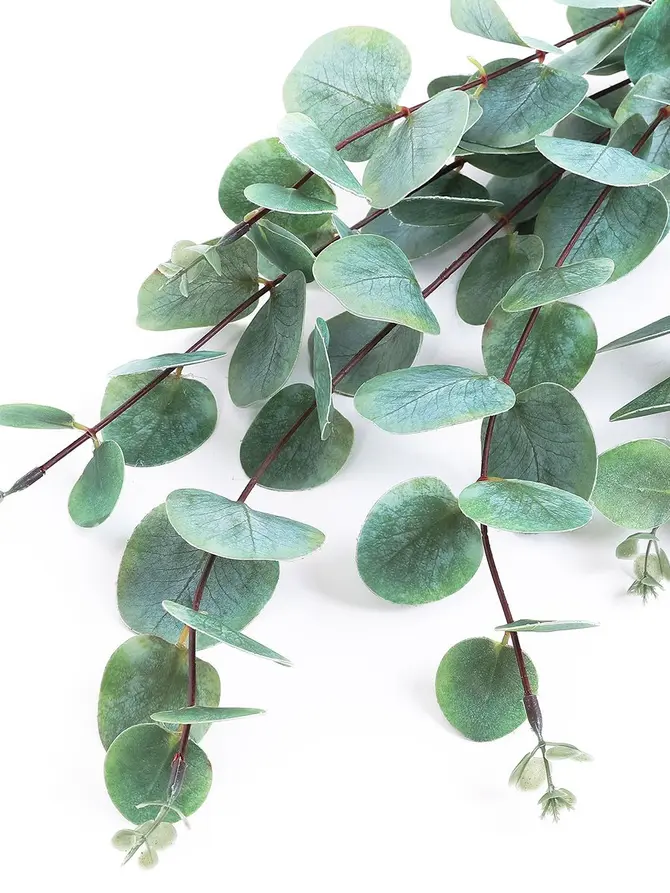 Gałązka sztuczna EUCALYPTUS zielona 102 CM