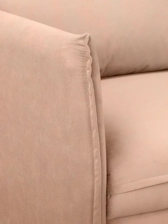Sofa RUGG Sofa różowa 149x86x91 cm