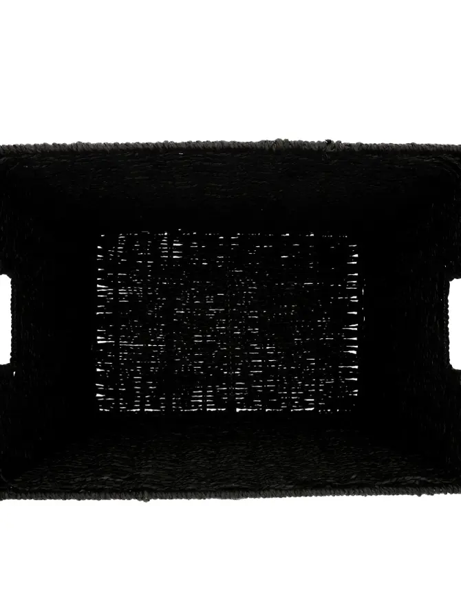 Kosz MOSVIK czarny 41x29x27 cm