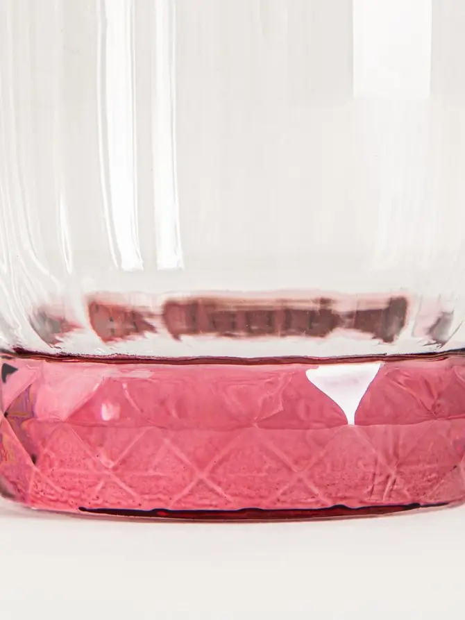Szklanka SPALVA niska różowa 0,25 l
