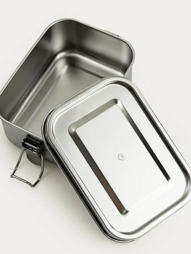 Zestaw lunchboxów ONTARIO ze stali nierdzewnej 550+850 ml 2 el.