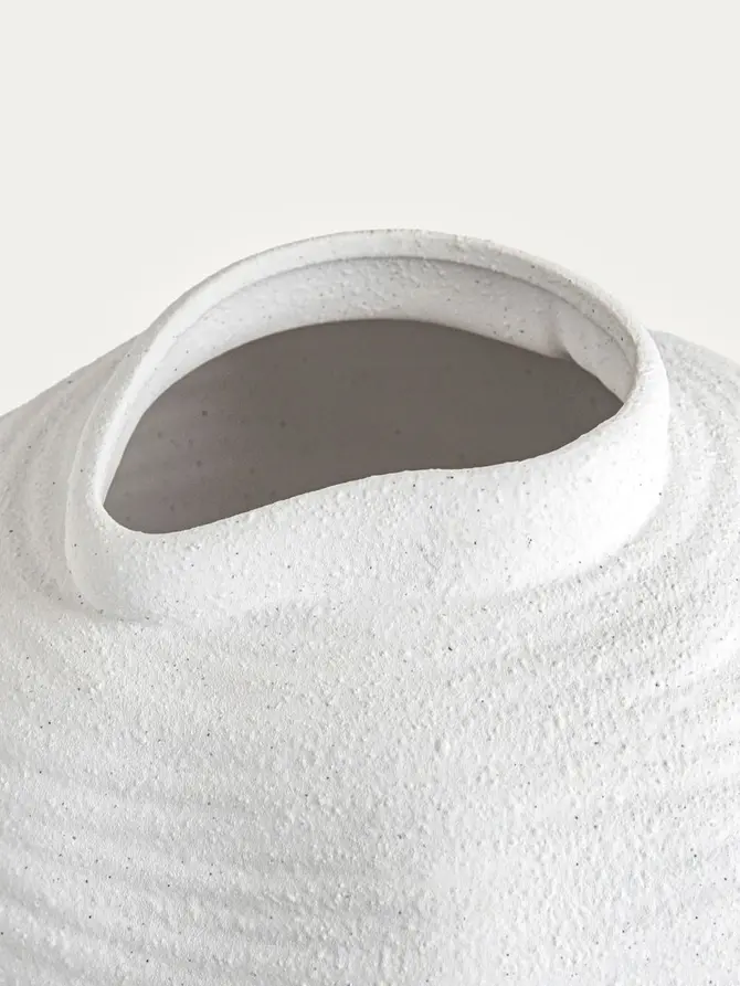 Wazon VIREO pękaty nieregularny ceramiczny 24x17 cm