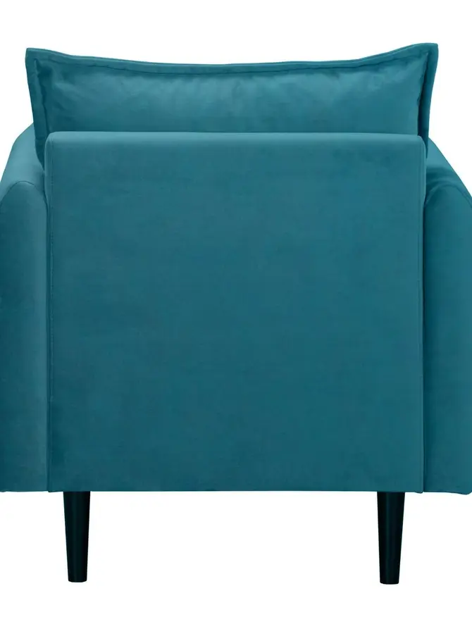 Fotel RUGG Fotel turkusowy 99x86x91 cm