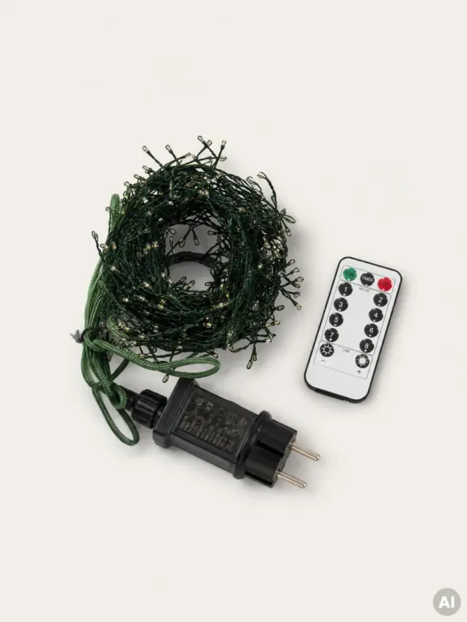 Lampki ILUMES gęsto skręcone 603 LED, 150 cm