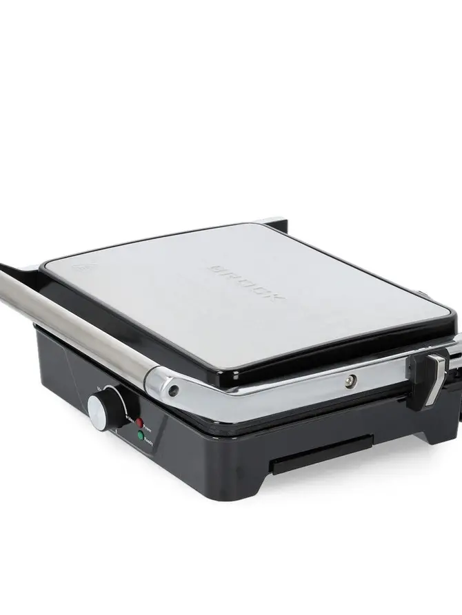 Grill elektryczny BROCK srebrny 1500 W