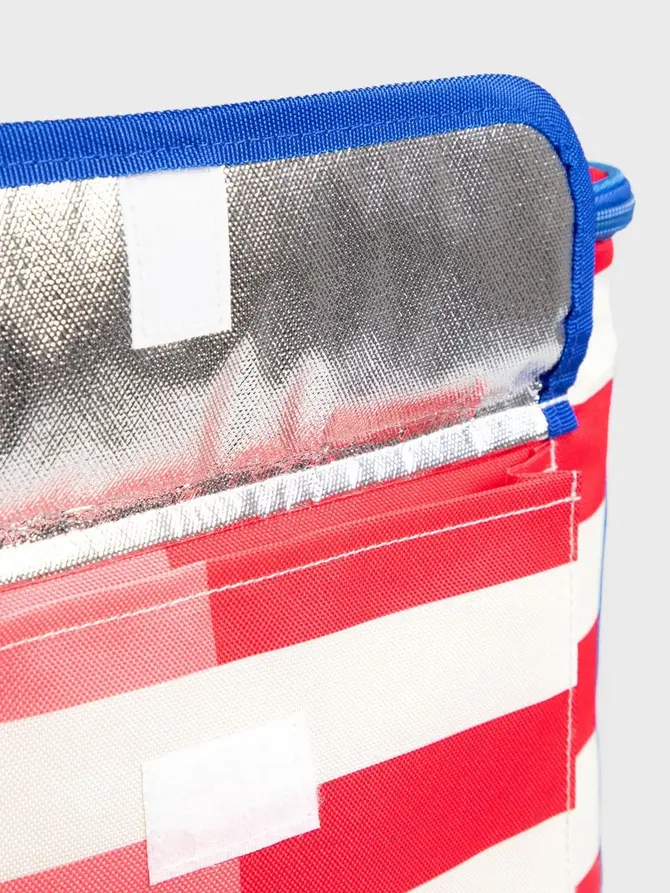 Torba termiczna COLOUR BLOCKS w paski 32x23x28 cm