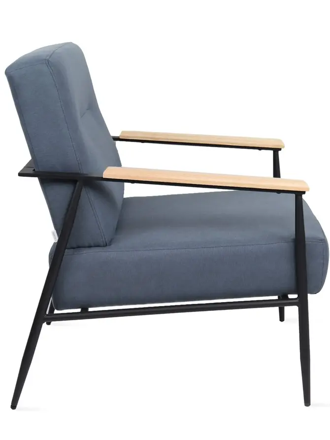 Fotel VELUDO denim 71x70x83 cm