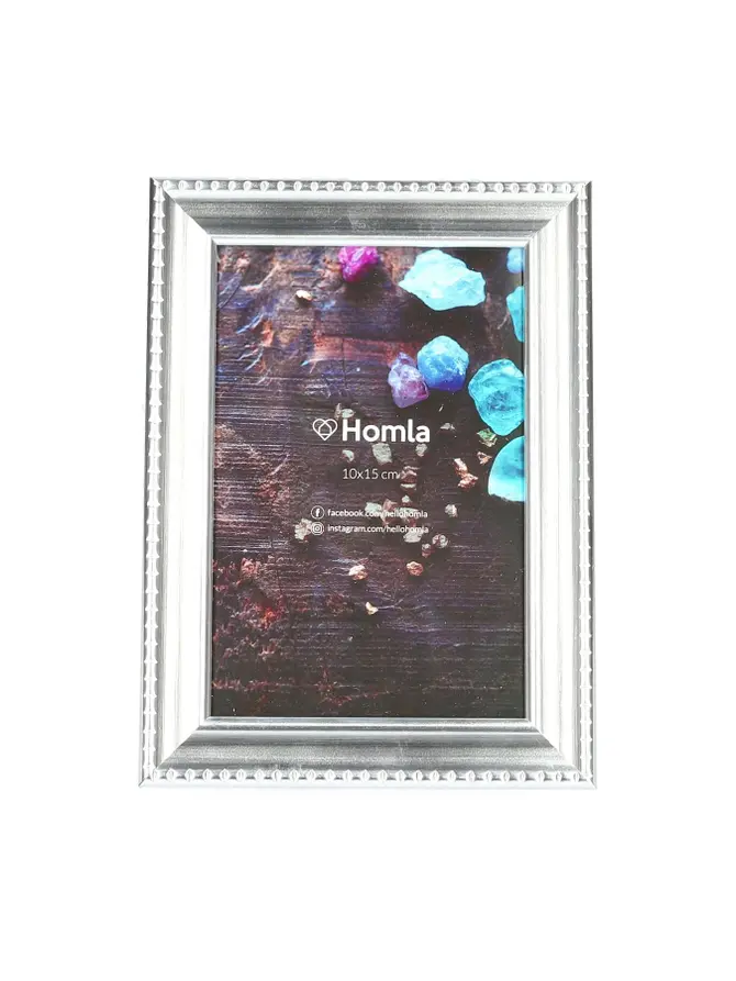Ramka na zdjęcie LENS srebrna 10x15 cm
