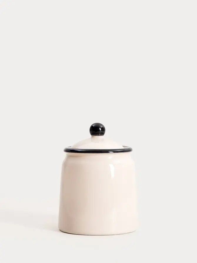 Pojemnik na waciki CHLOE ceramiczny 9,6x12,3 cm