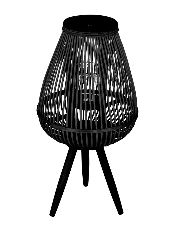 Lampion MASAYA czarny 30x61 cm