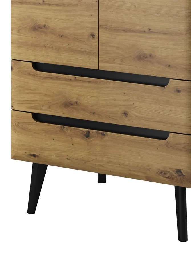 Szafa NORDI dąb artisan 80x56x197 cm