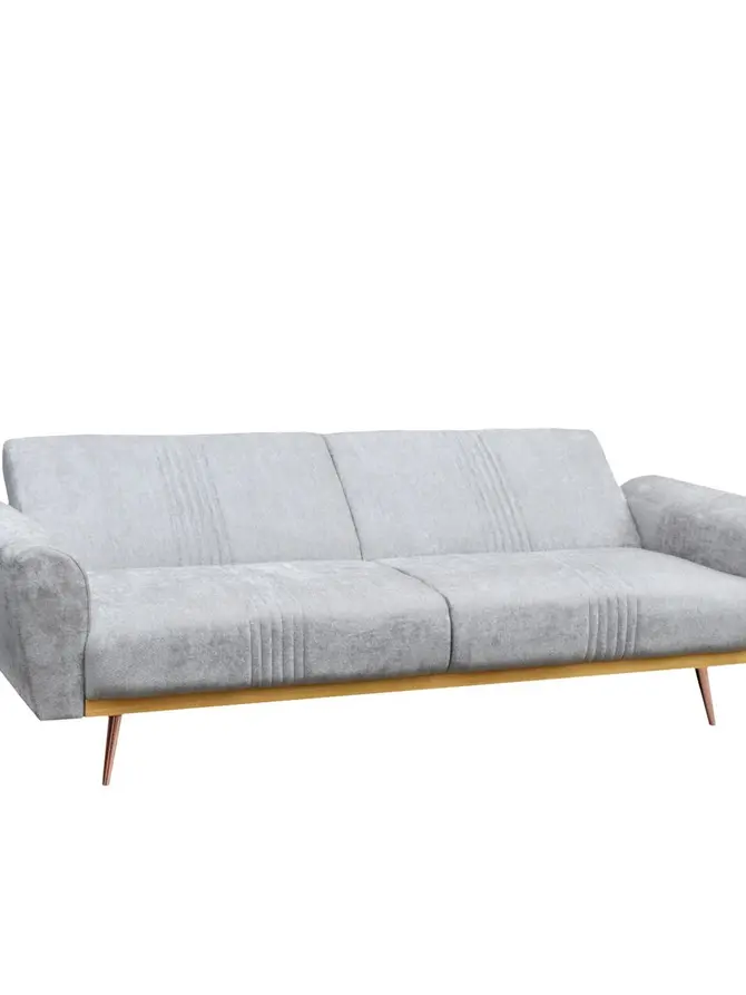 Sofa SAMTIGE 3-osobowa, z funkcją spania, szara 212x84x86.5 cm