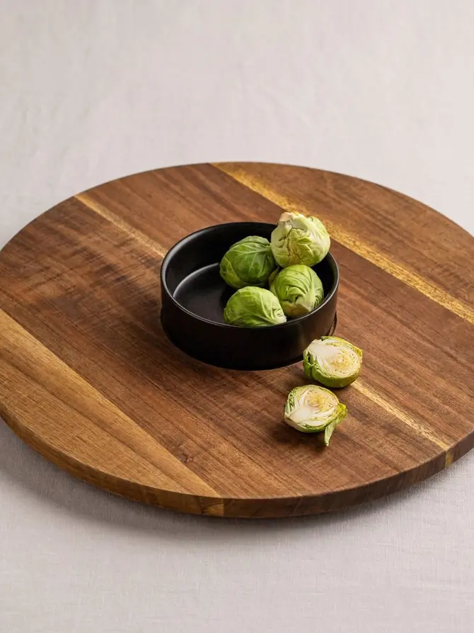 Deska do serwowania FRESCA z ceramiczną miseczką 35x1,5 cm
