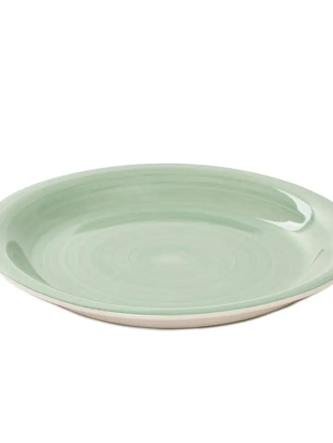 Talerz OBLAN deserowy pistacjowy 19cm