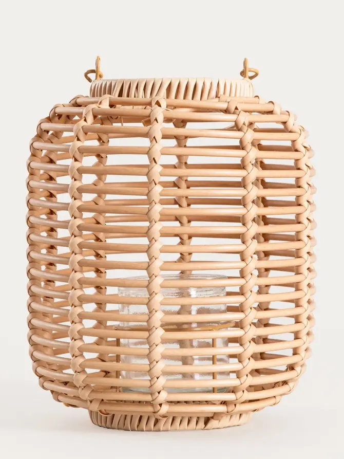 Lampion ROHO naturalny 11x20x24 cm