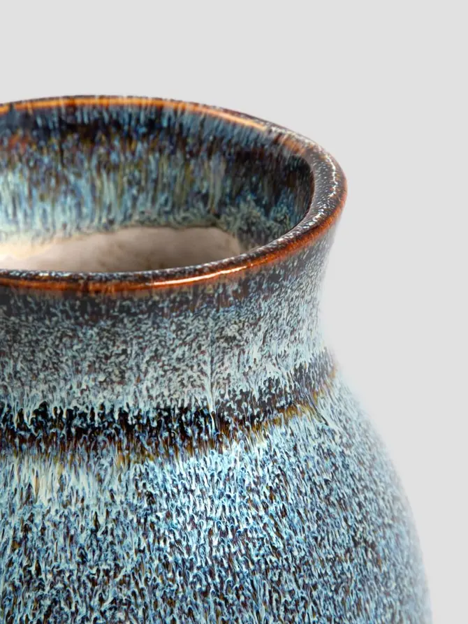 Wazon CASPER ceramiczny granatowy 13x18 cm