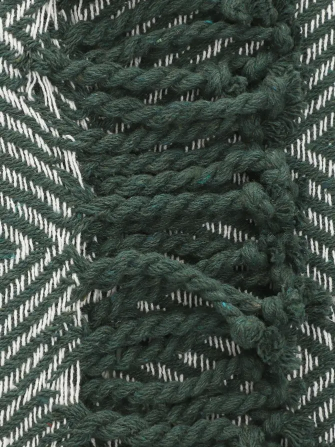 Pled SPARRE zygzak zielony 130x170 cm