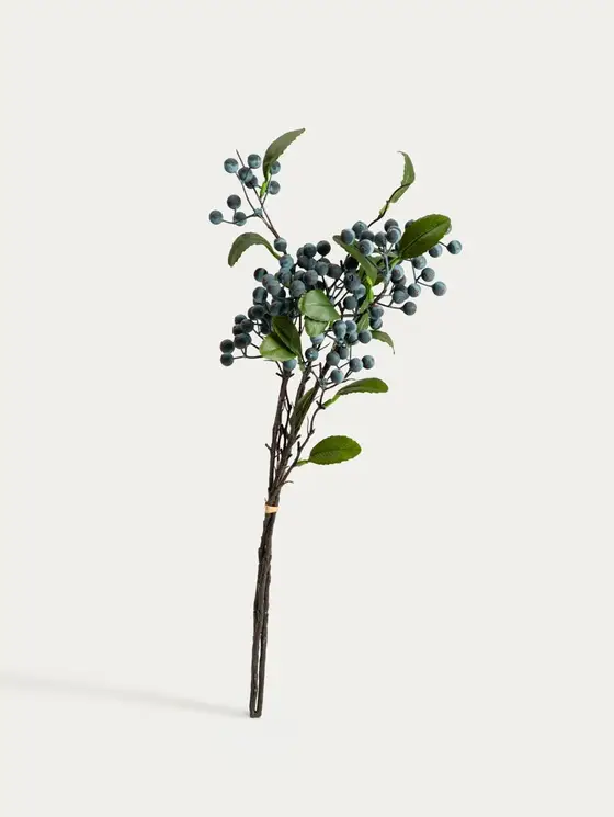Bukiet sztuczny BRAVELLE jagody fioletowe 52 cm