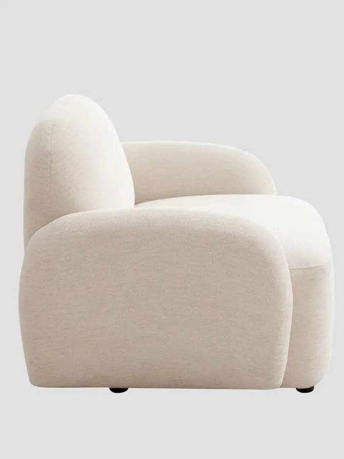 Fotel HELMI ecru 108x87x73 cm