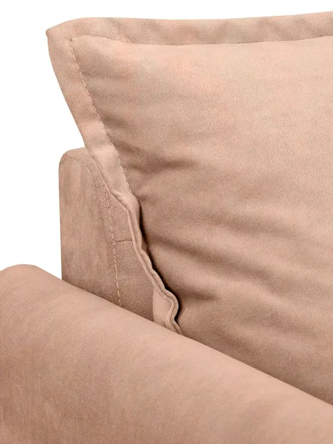 Sofa RUGG Sofa różowa 149x86x91 cm