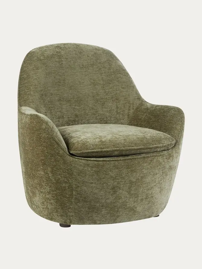 Fotel SOFIERO w tkaninie zielony 74,5x72,5x75,5 cm