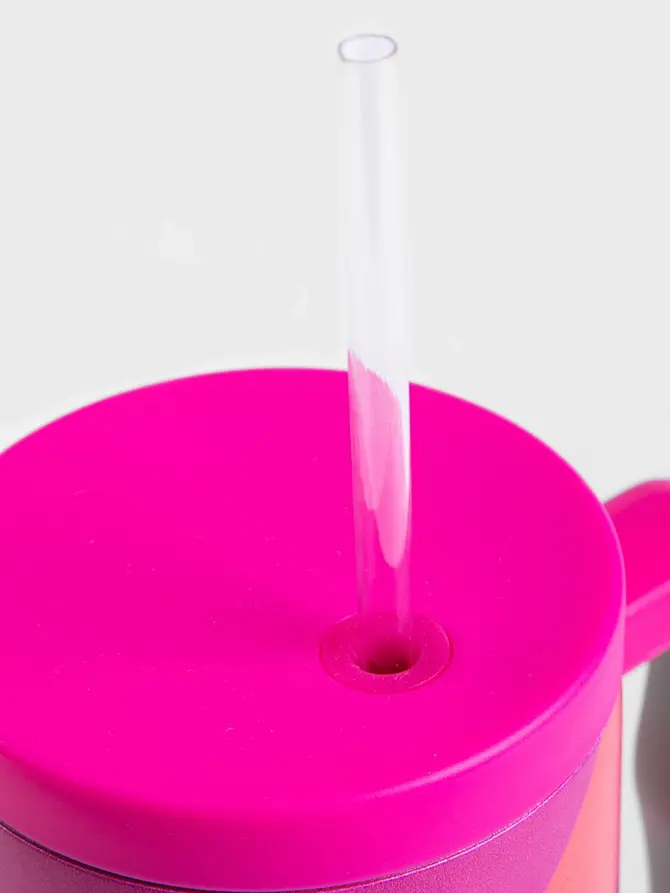 Kubek termiczny NAOKO ze słomką 1,2 l
