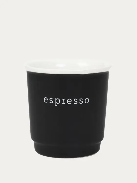 Kubek VAMOS do espresso czarny 0,1 l