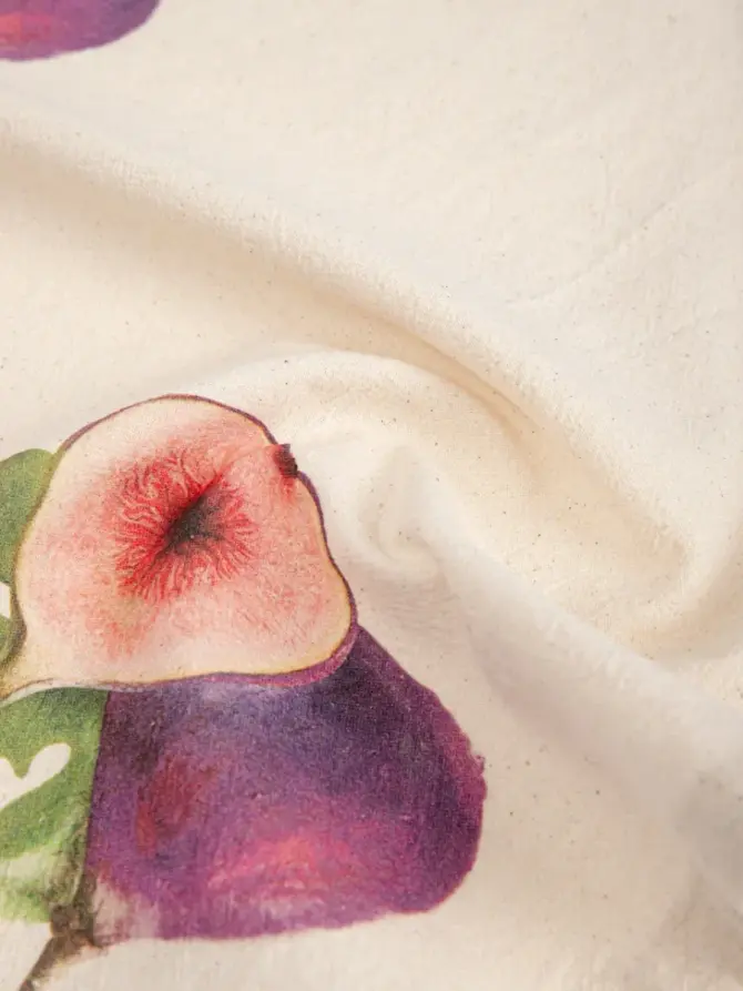 Fartuch kuchenny SKORD bawełniany ze wzorem figi 60x80 cm