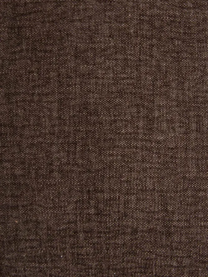 Poszewka ZAMBRA z dodatkiem lnu brązowa z frędzlami 45x45 cm