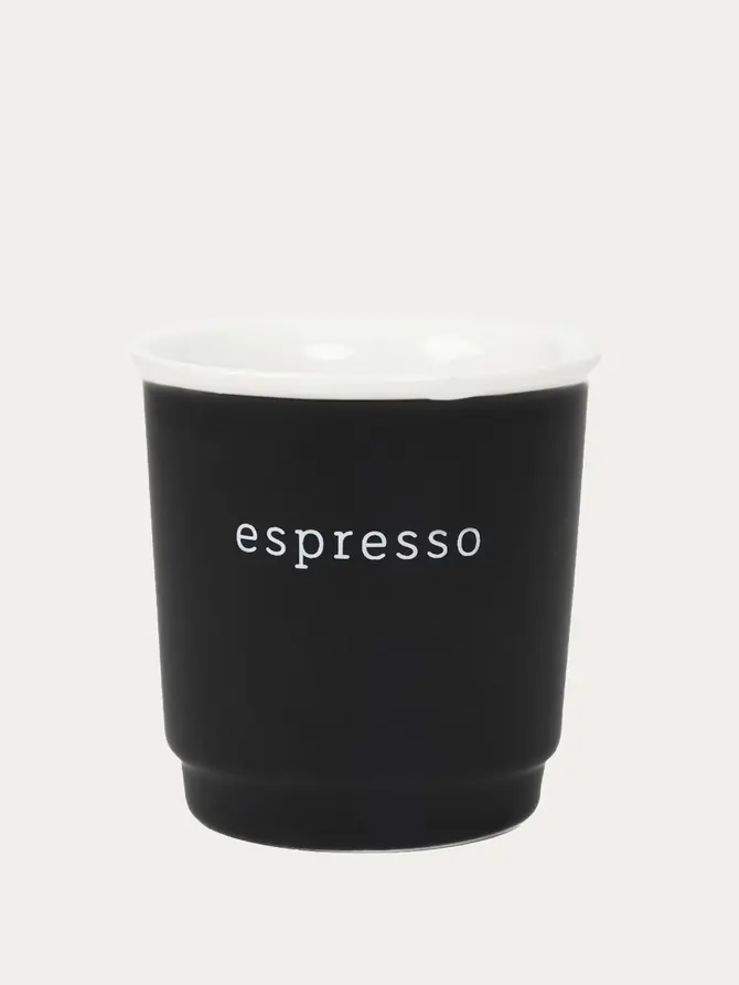 Kubek VAMOS do espresso czarny 0,1 l