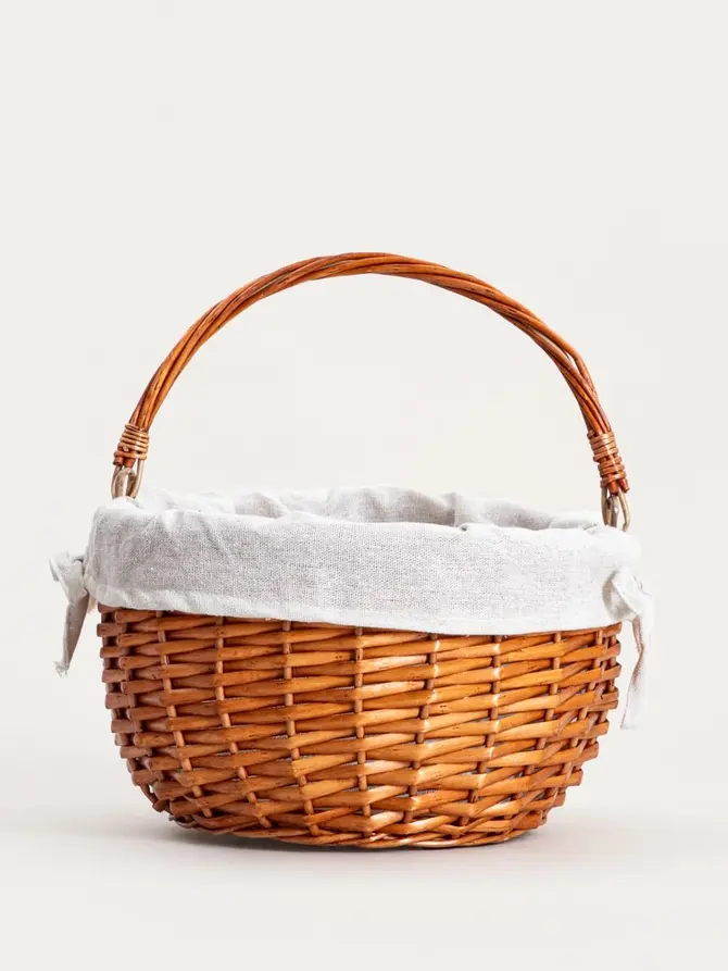 Koszyk CARELLO ze składaną rączką 25 cm