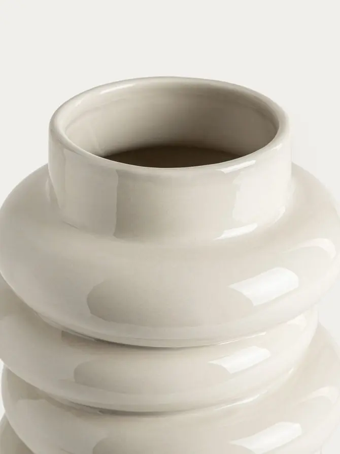 Wazon AVENA ecru modułowy ceramiczny 16,7x24,3 cm