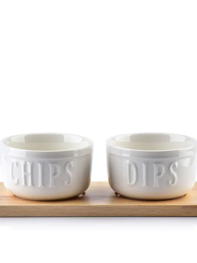 Komplet misek MODERN LIFE porcelanowych 2 szt. 18x9x5.5cm/7.8x4.8cm