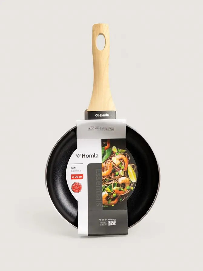 Patelnia B2 ALBERO ESSENTIALS czarna 20 CM