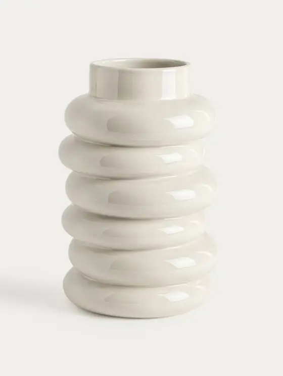 Wazon AVENA ecru modułowy ceramiczny 16,7x24,3 cm