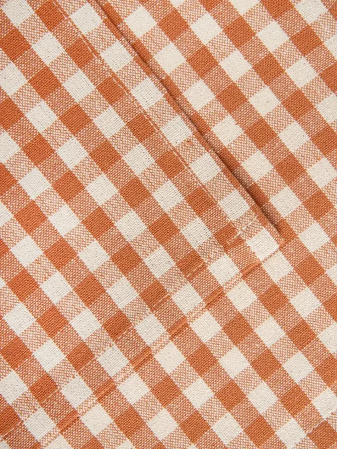 Maty stołowe MARAVILLA bawełniane w karmelową kratkę, zestaw 2 szt. 2*30x45
