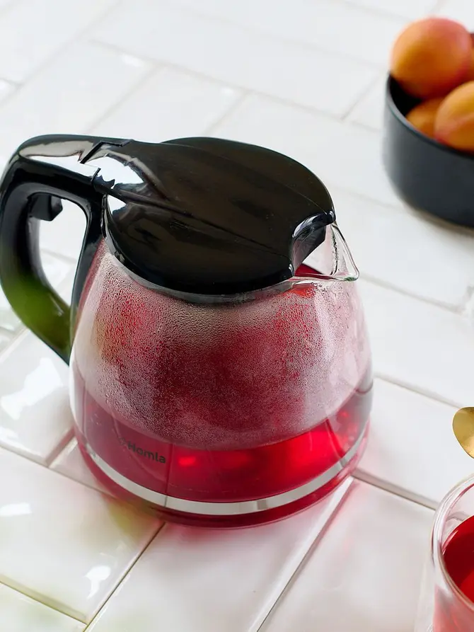 Dzbanek MELZO z zaparzaczem do kawy i herbaty czarny 1,4 l