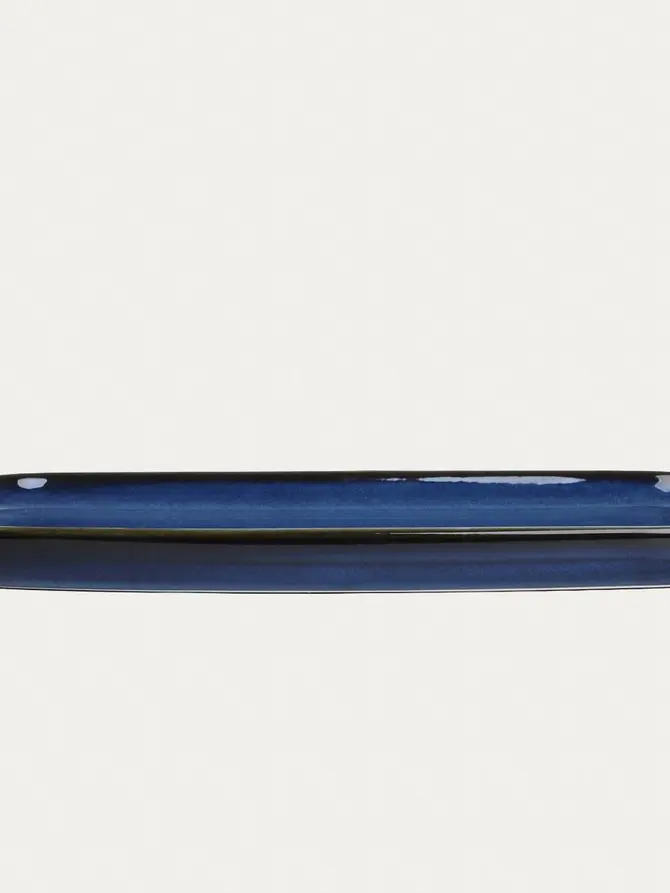 Talerz OKINAWA na sushi granatowy 25x13cm