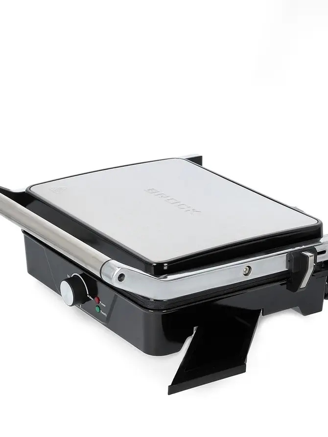 Grill elektryczny BROCK srebrny 1500 W