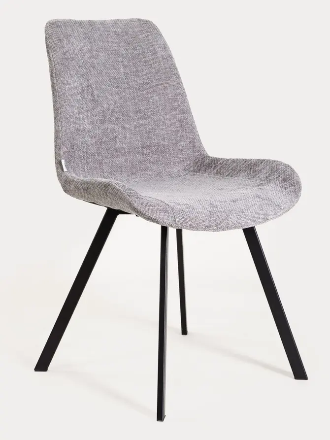 Krzesło SILLA Szare 52x60x83,5 cm