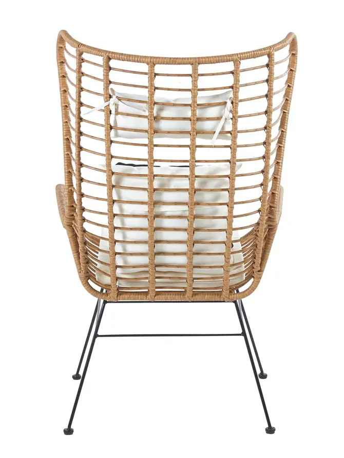 Fotel JARDIN pleciony naturalny 70x80x110cm
