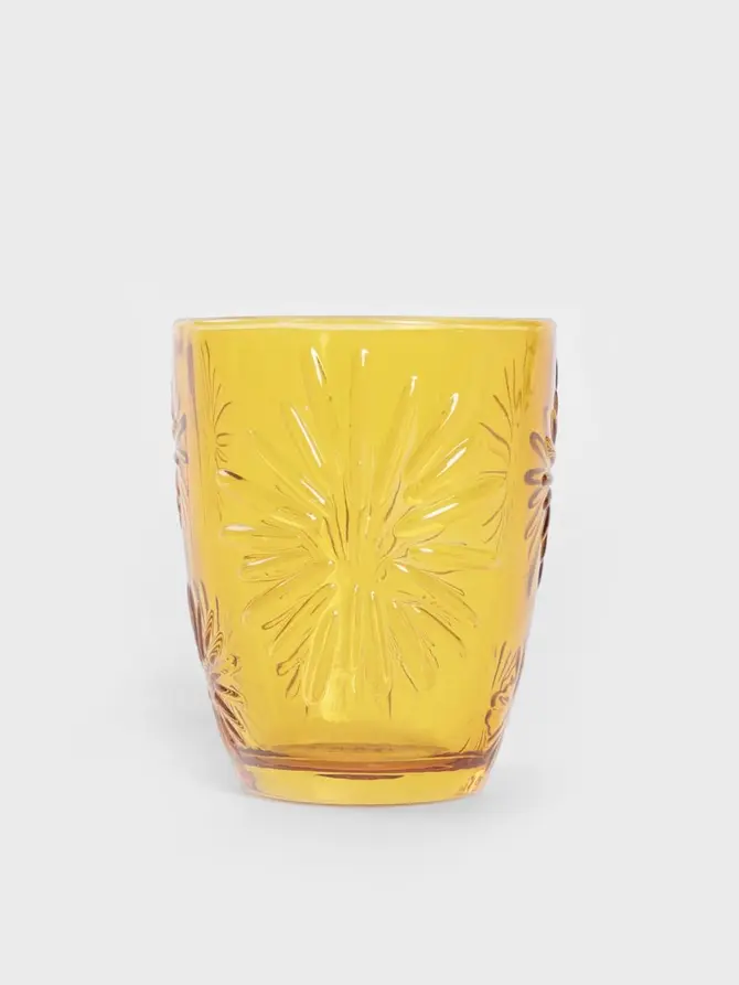 Szklanka POIVRE żółta z astrem 0,29 l