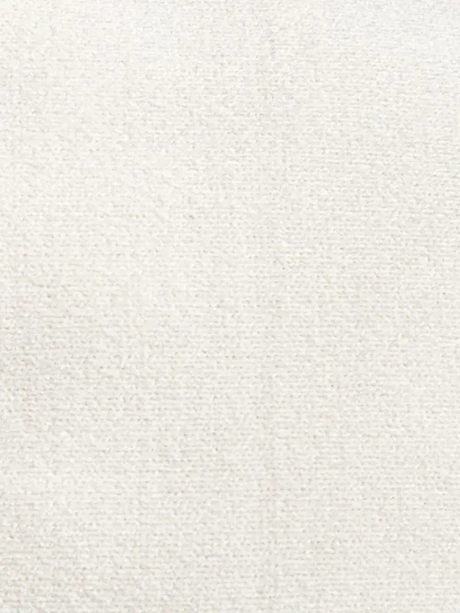 Poszewka ELVANA miękka biała o strukturze sztruksu z kontrastowym obszyciem 45x45cm
